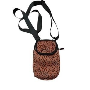 Leopard Print small phone Crossbody Bag